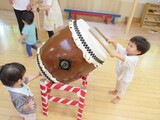 和太鼓をたたいてみたよ！